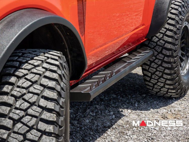 Ford Bronco Running Boards - BA2 Side Steps - Rough Country - 2 Door